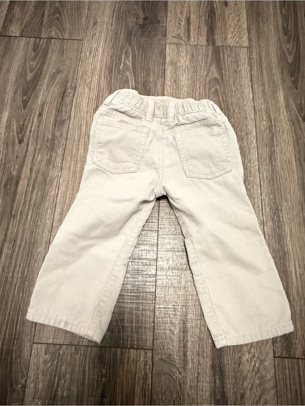 Baby Gap Baby White Ivory Corduroy Pants 18-24 Months Adjustable Waist